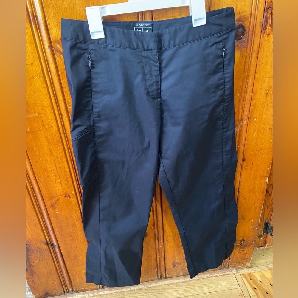 Adidas Stretch Capris Black Women’s size 4